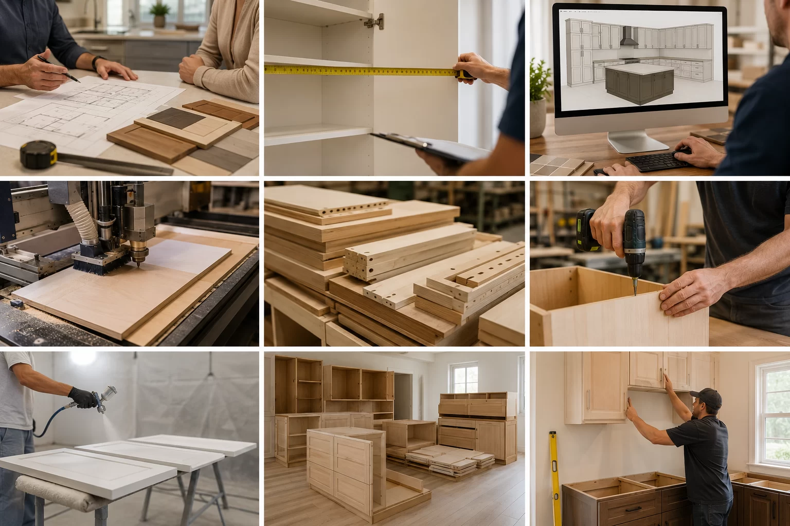 How Custom Cabinets Are Built in Edmonton