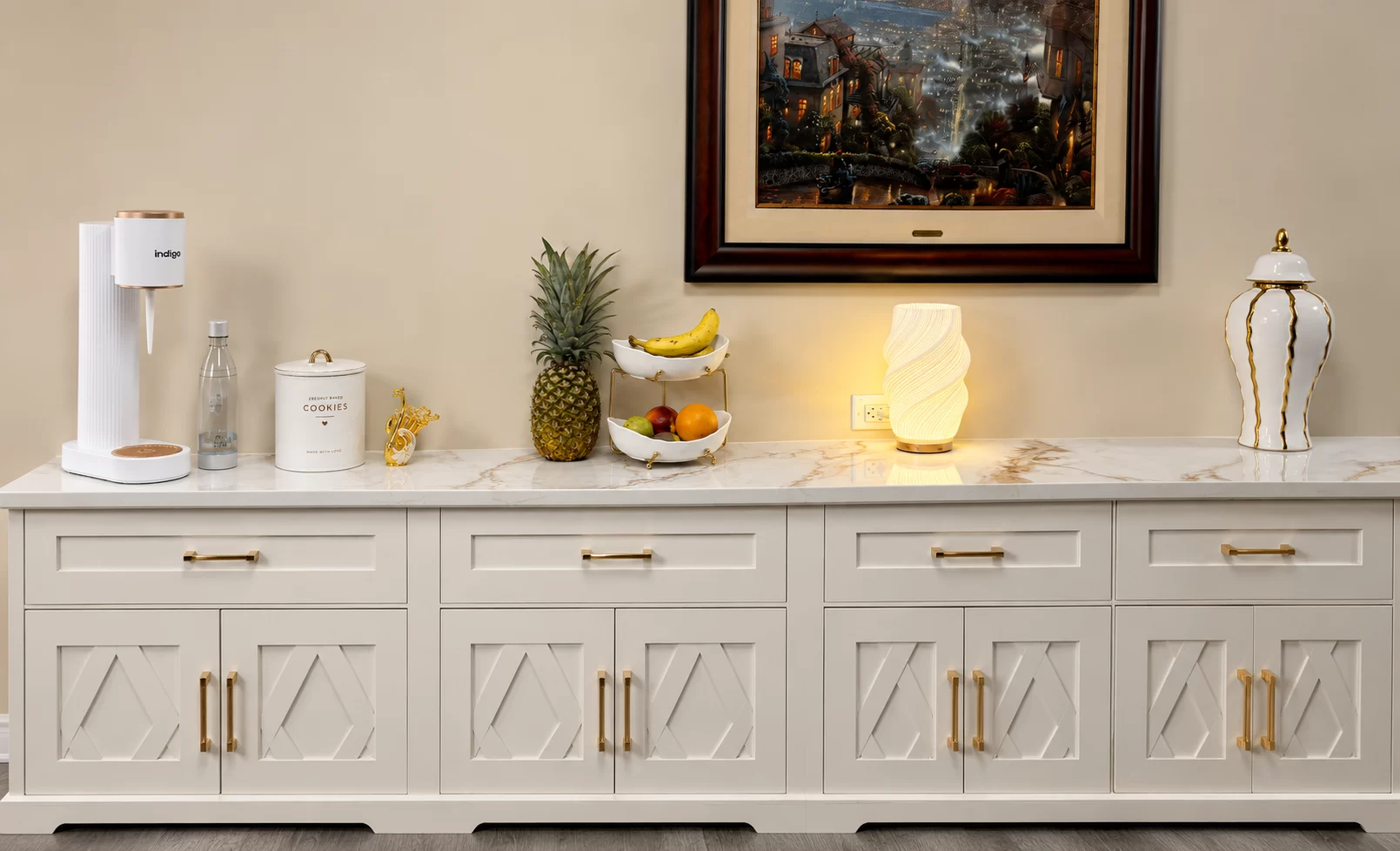 Custom cabinetry designed and built by True North Cabinetry in Edmonton.